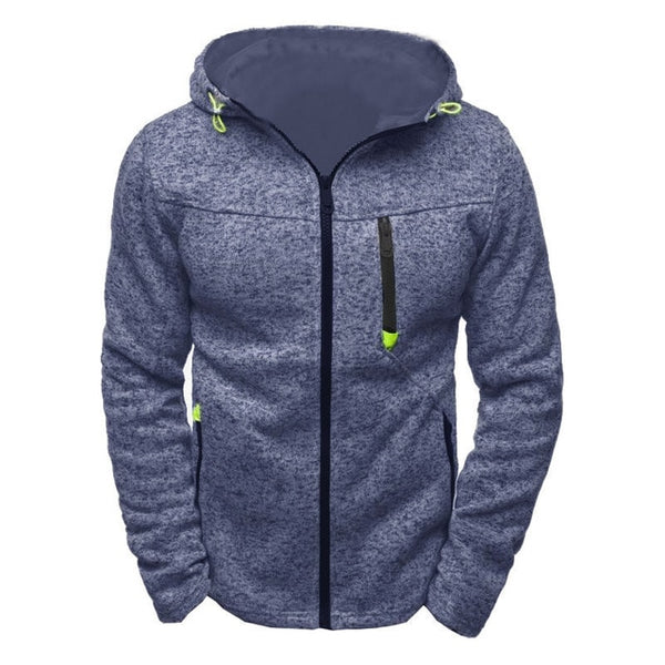 Jacquard Hooded Sweatshirt