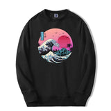 Vintage Men Sweatshirt Japan Style