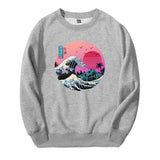 Vintage Men Sweatshirt Japan Style