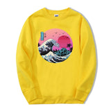 Vintage Men Sweatshirt Japan Style